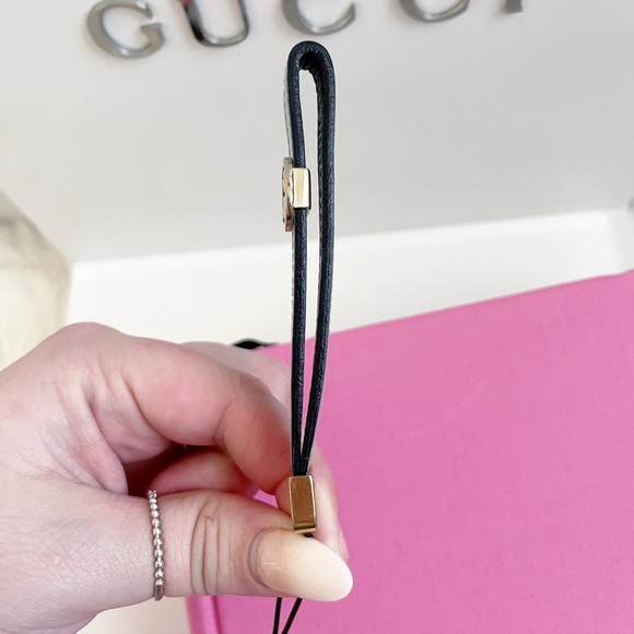 Authentic Gucci Tiffany Blue Patent Leather GG Logo Lanyard / Keychain - Picture 11 of 15